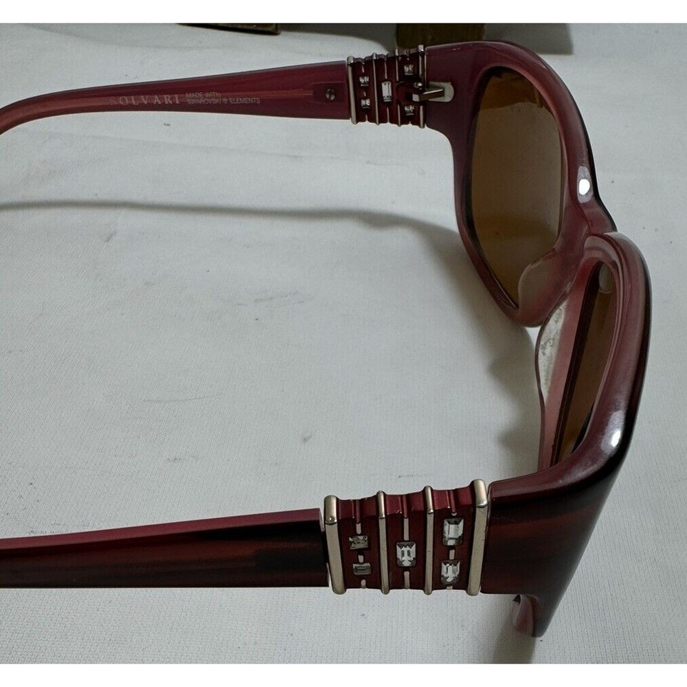 Solvori Women's Fashion Glassesโ Vienna, Burgandy Frames Only 58-16-135